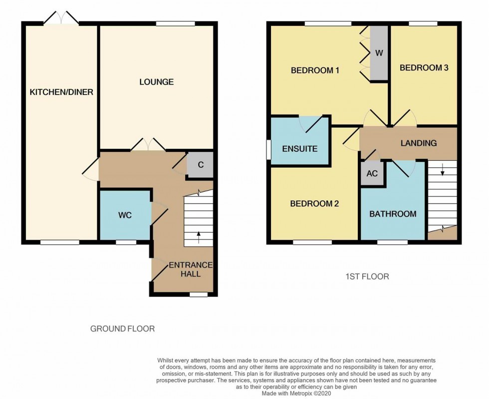 Floorplan for Harcourt Way, Hunsbury Hill