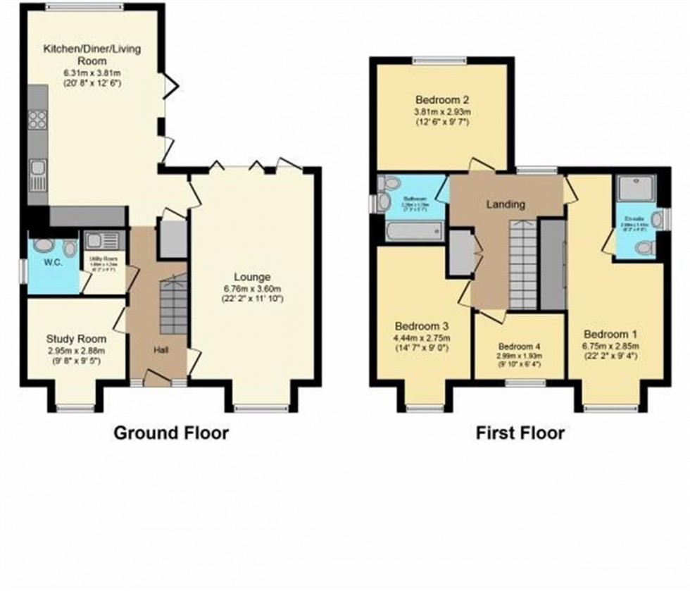 Floorplan for Forester Road, Moulton