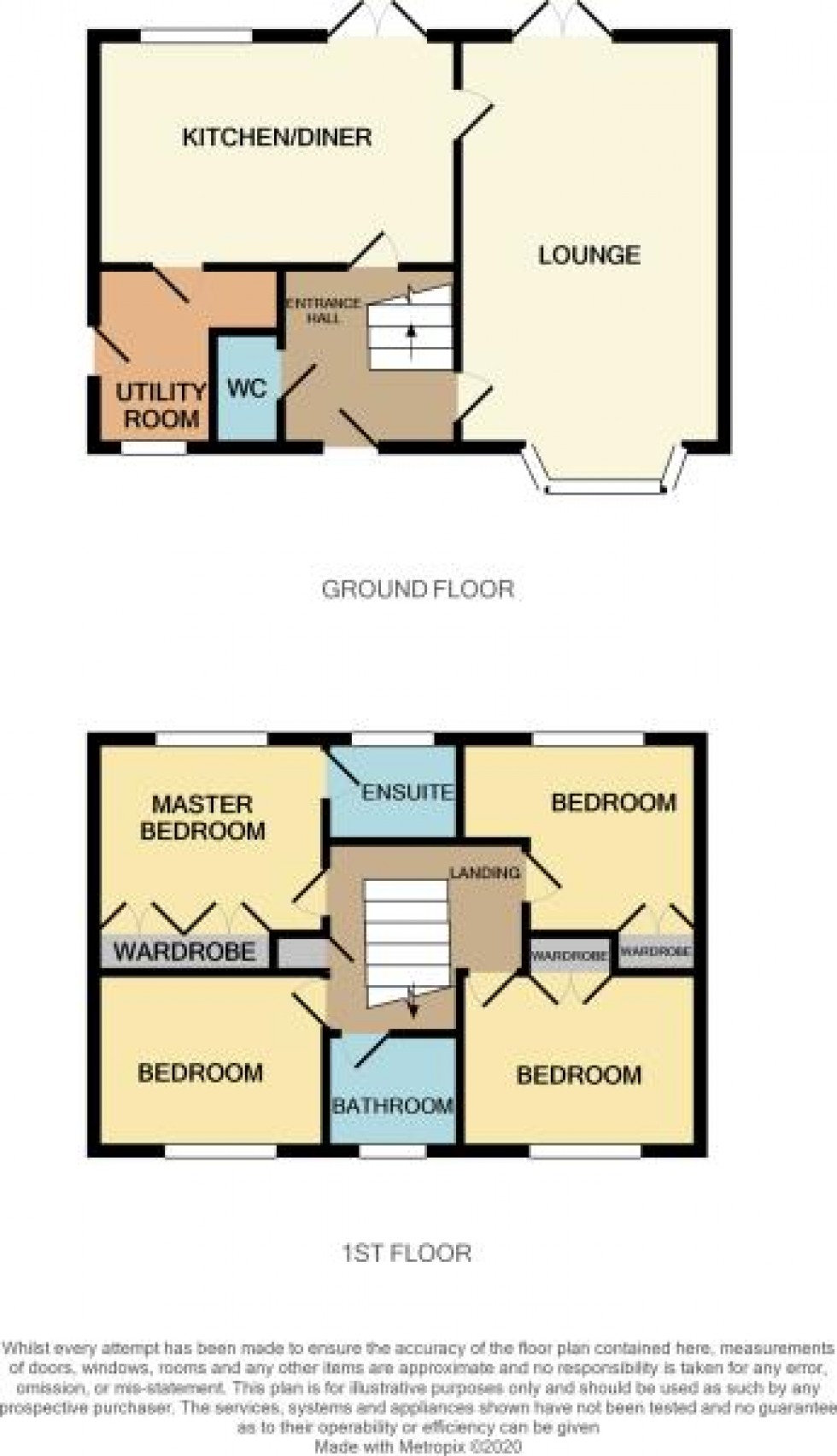 Floorplan for Rose Tree Close, Moulton, NORTHAMPTON