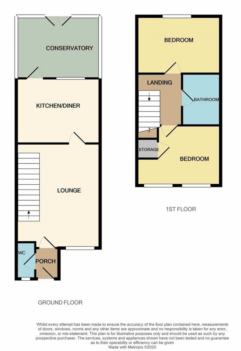 Floorplan for Butterfields, WELLINGBOROUGH