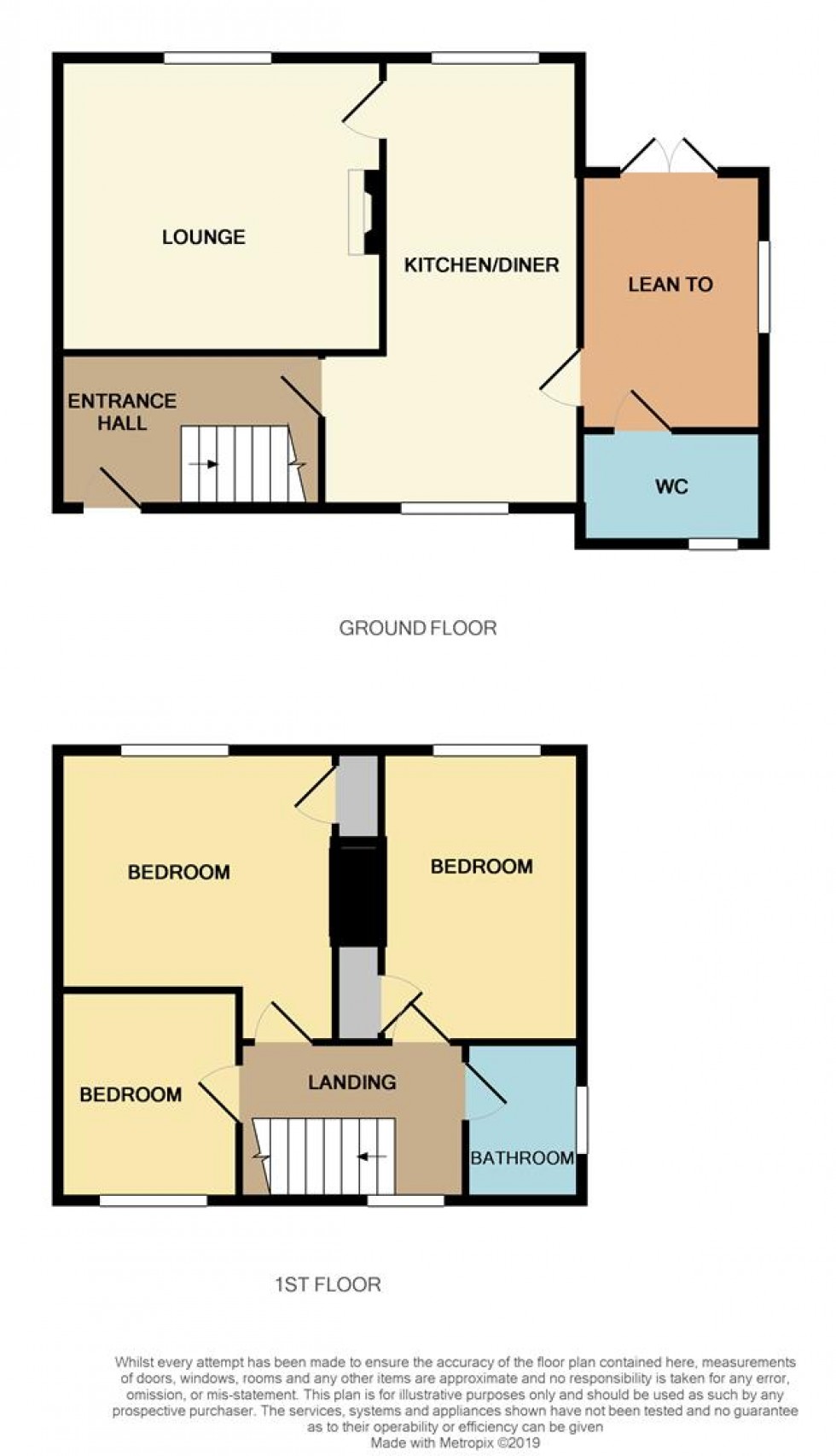 Floorplan for St Davids Road, Brixworth