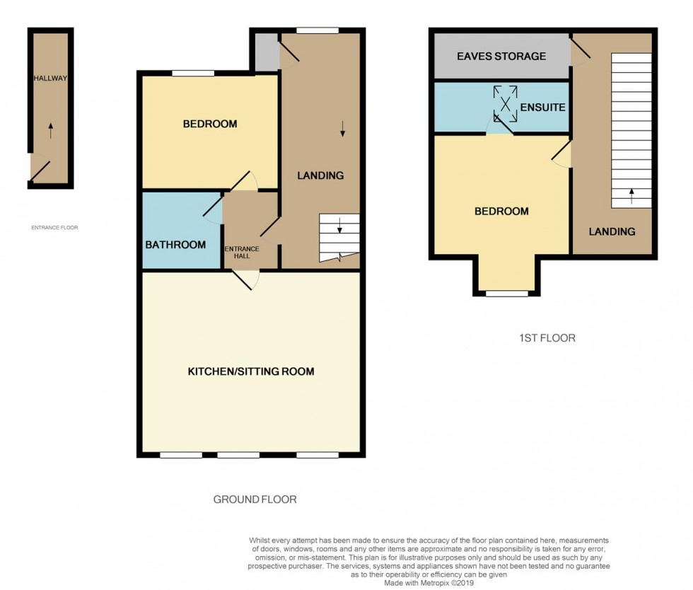 Floorplan for Apartment Three, 61 Billing Road, Abington