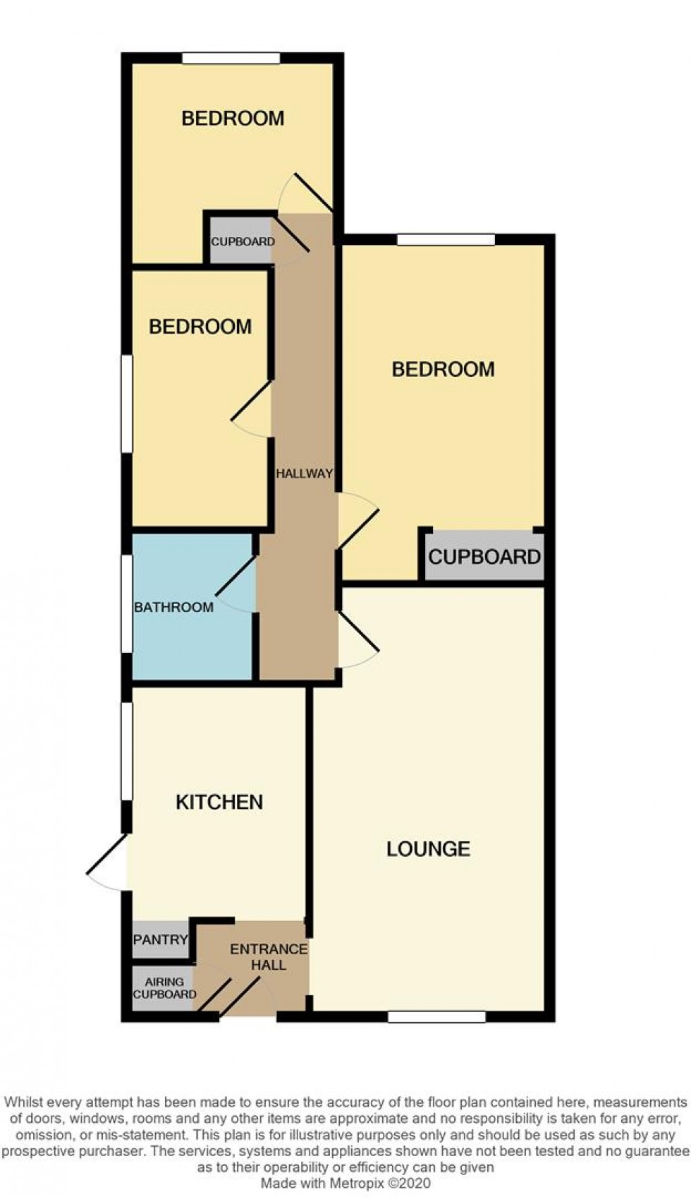 Floorplan for Hollingside Drive, Links View