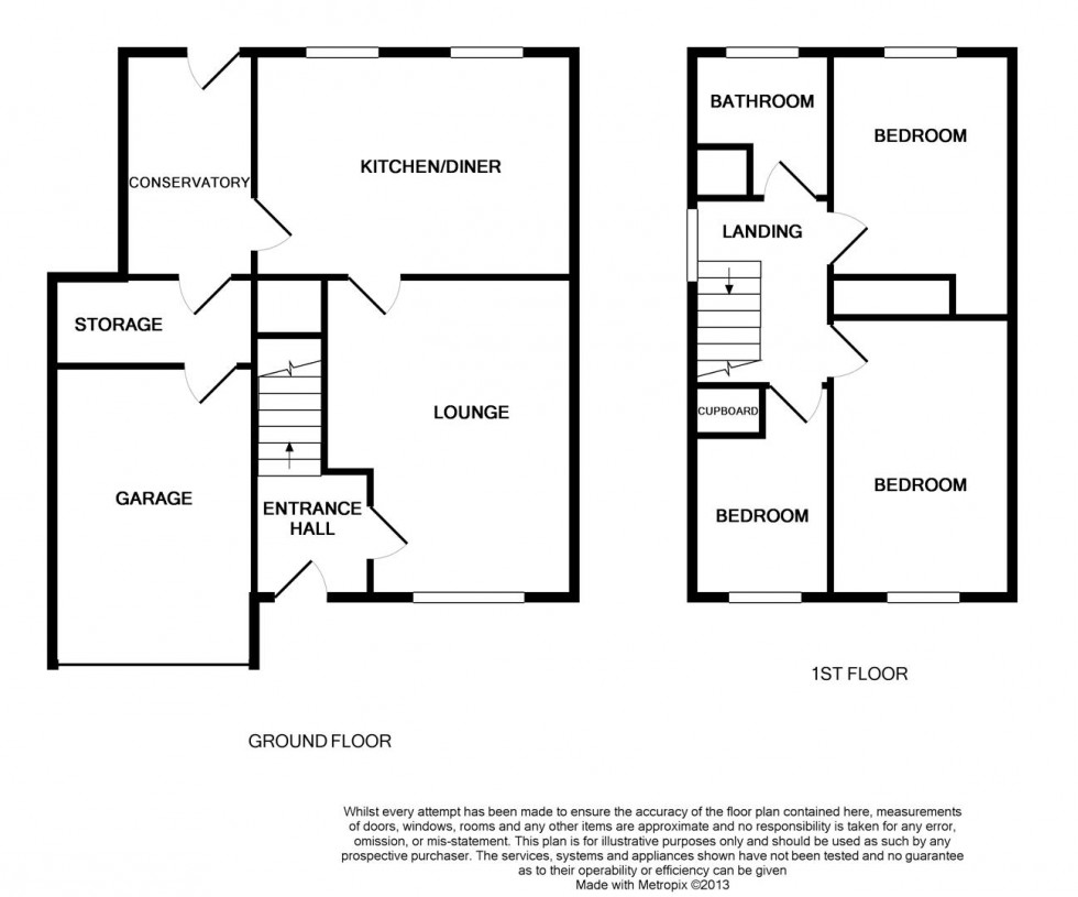 Floorplan for Froxhill Crescent, Brixworth