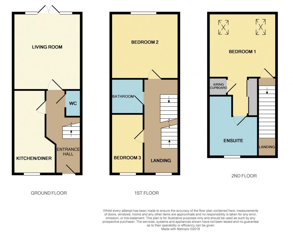 Floorplan for Rose Hill Way, Mawsley Village