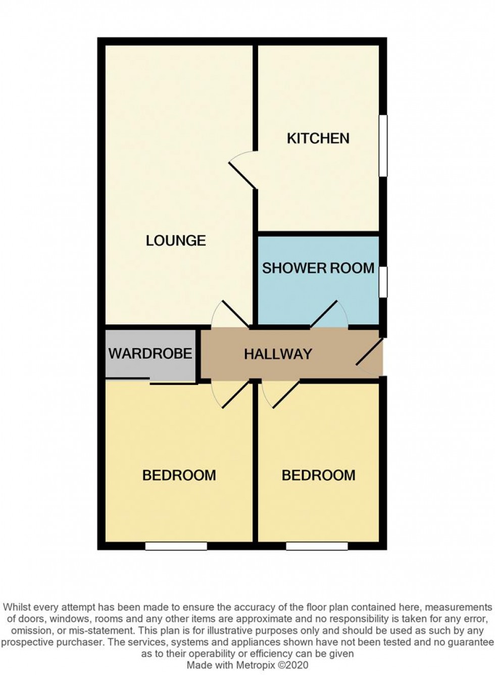 Floorplan for Bishops Drive, Kettering