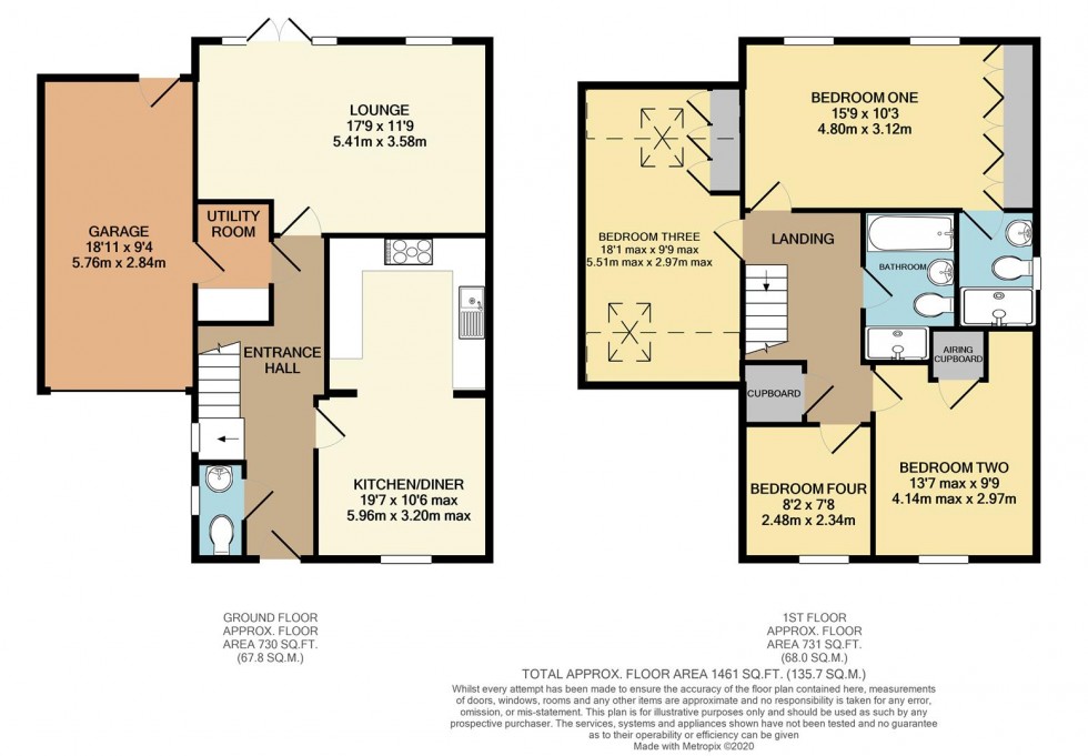 Floorplan for Canal Way, Pineham Lock, Hunsbury Meadows