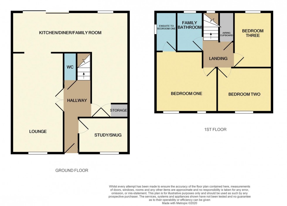 Floorplan for Scholars Row, Mawsley Village