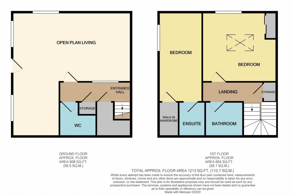 Floorplan for Flat 2, 36 Leatherworks Way, NORTHAMPTON