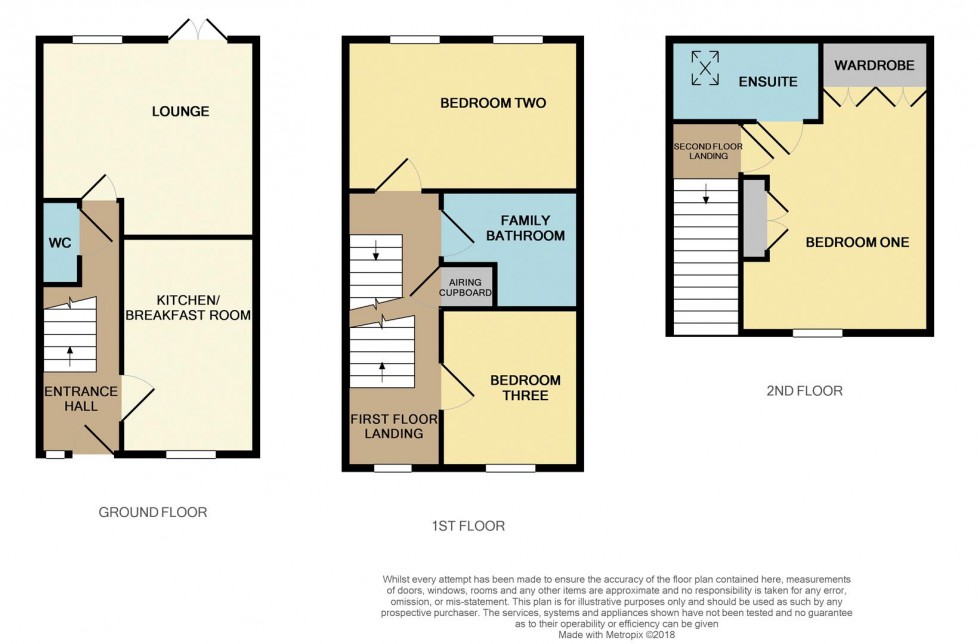 Floorplan for Hawthorn Avenue, Mawsley Village