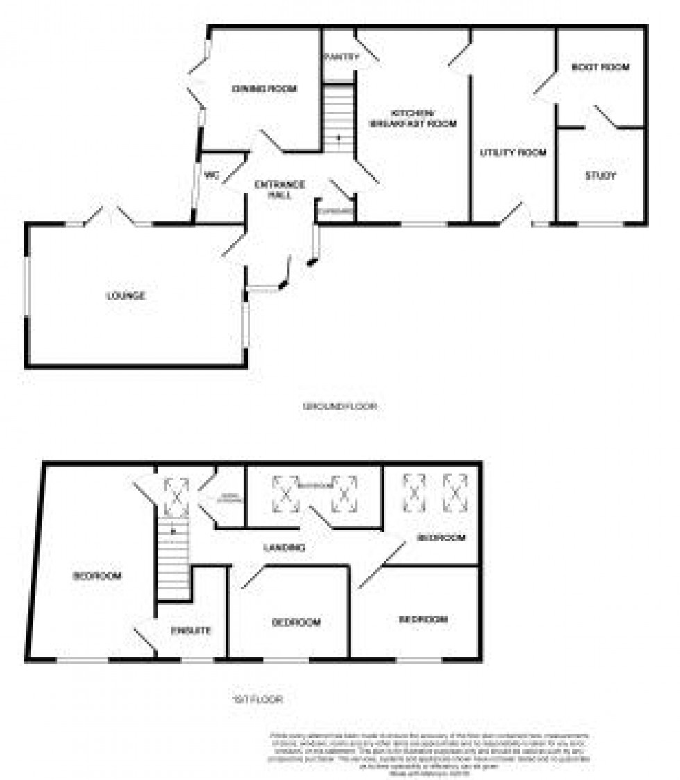 Floorplan for Harborough Road, BRIXWORTH