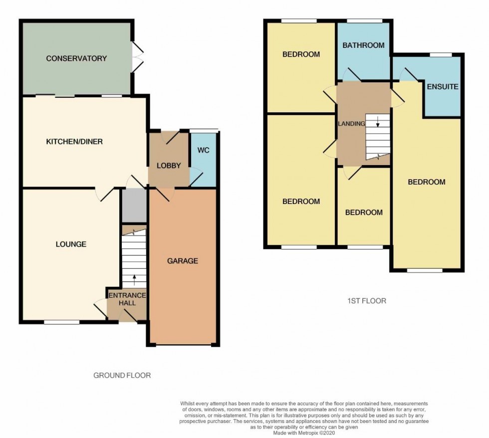 Floorplan for Brampton Way, Brixworth, NORTHAMPTON