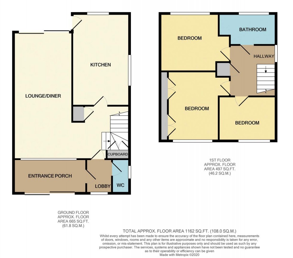 Floorplan for Cowper Close, Earls Barton