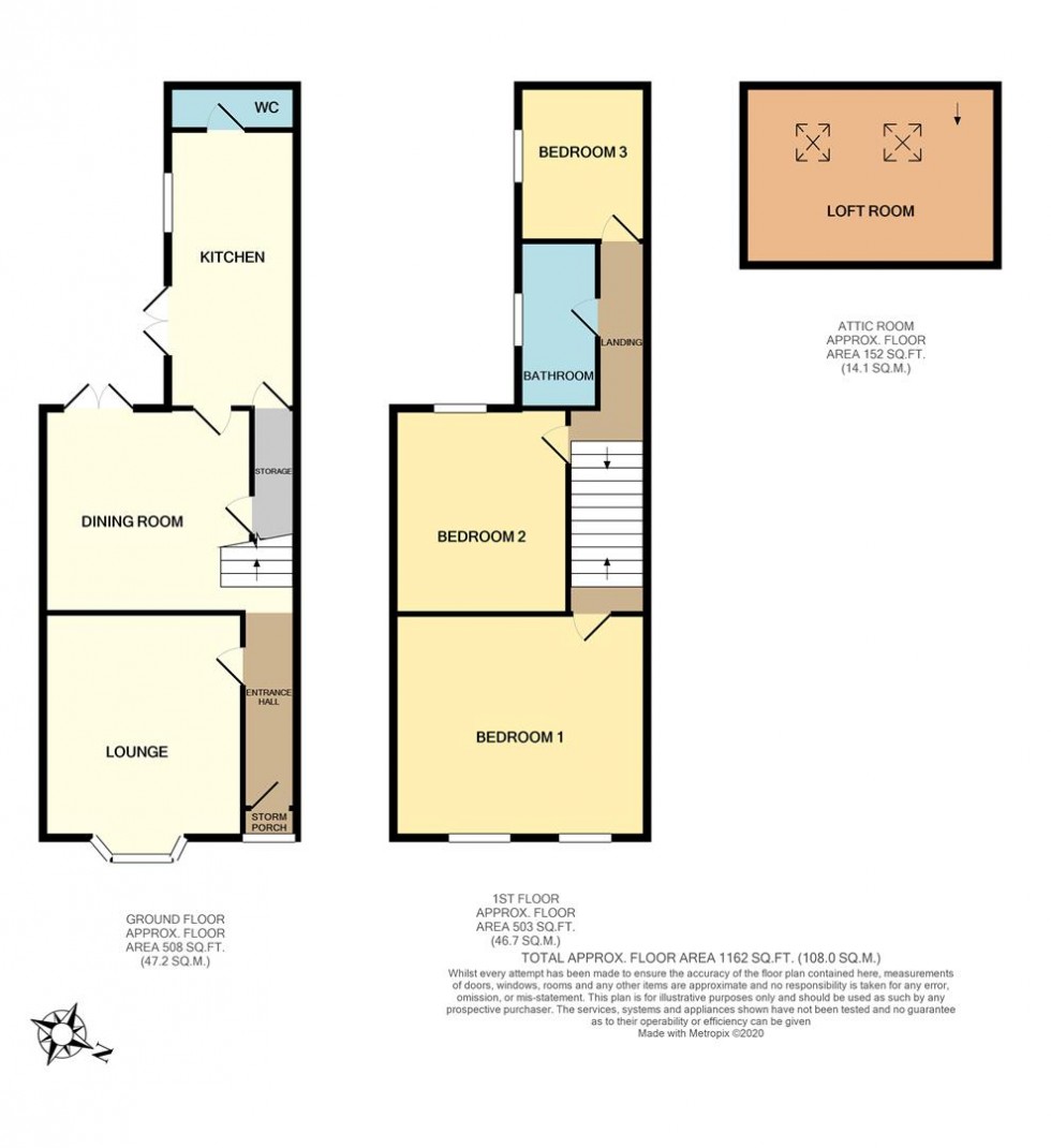 Floorplan for North Road, Earls Barton