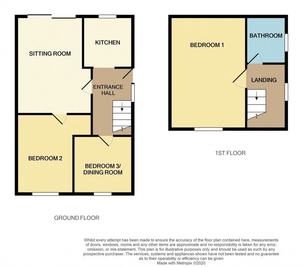 Floorplan for Brook Lane, NORTHAMPTON