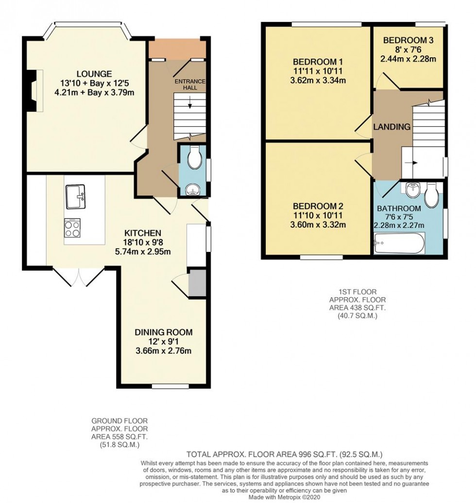 Floorplan for Church Way, Weston Favel, Northampton