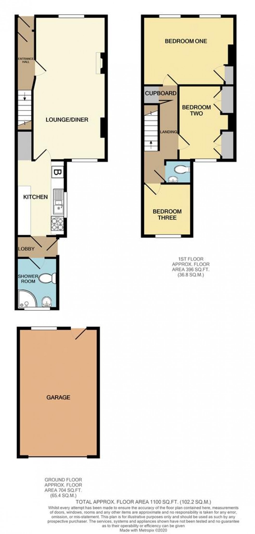 Floorplan for Abbey Road, Far Cotton, NORTHAMPTON