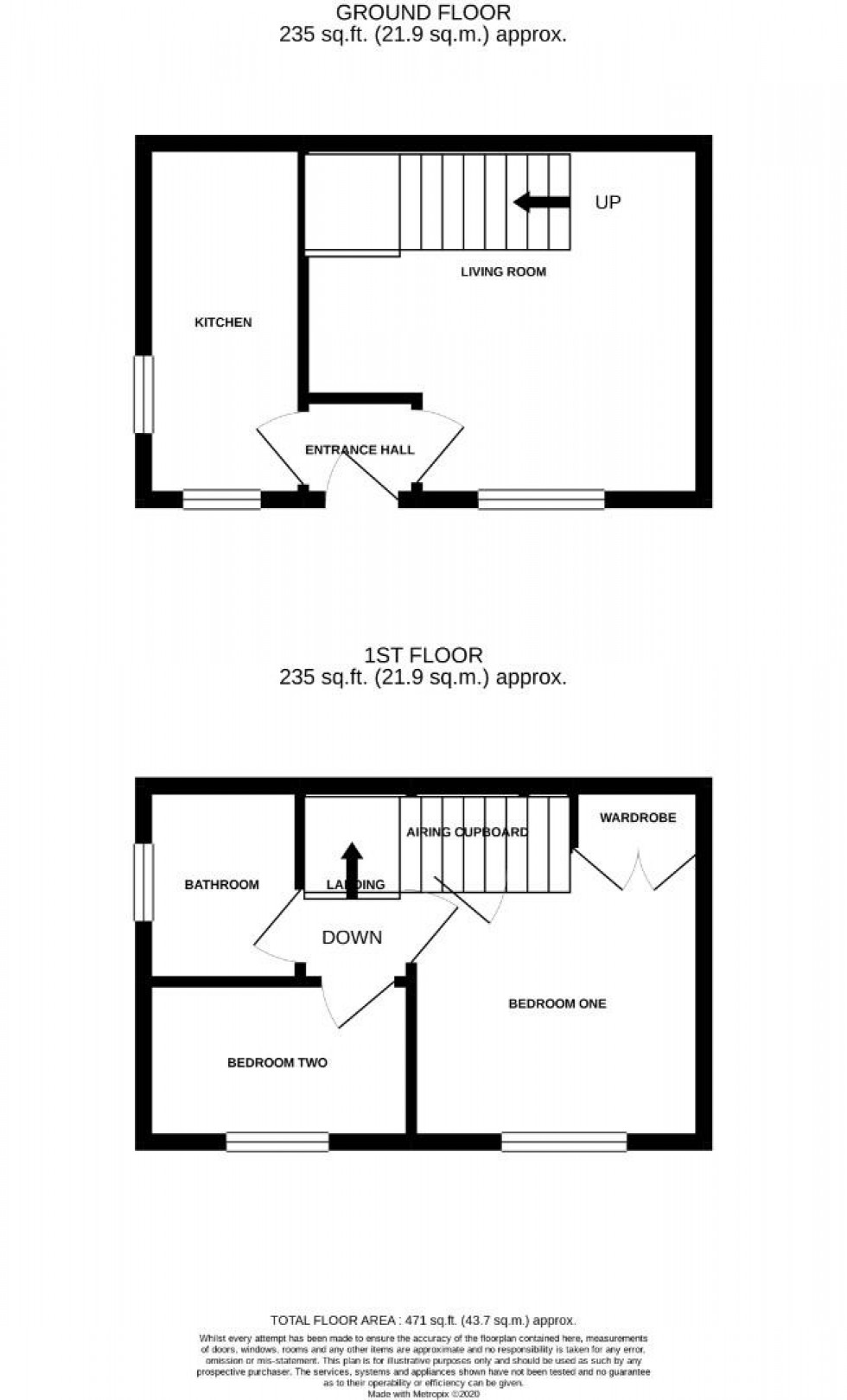 Floorplan for Javelin Close, Duston, Northampton