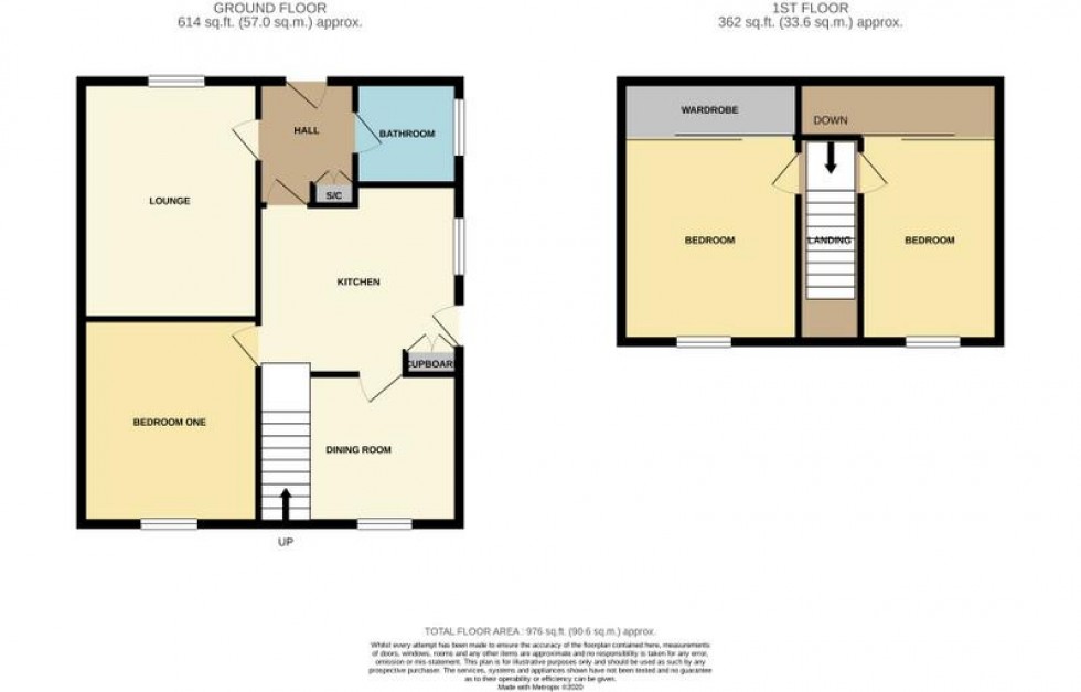 Floorplan for Clipston Way, NORTHAMPTON