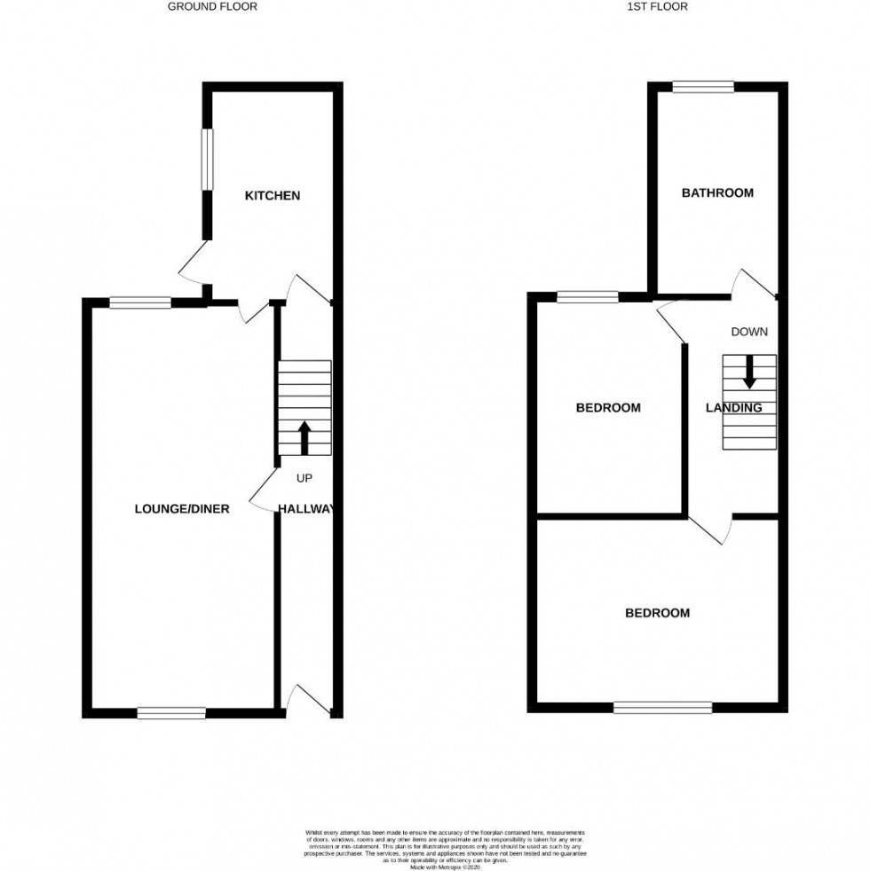 Floorplan for Shakespeare Road, The Mounts