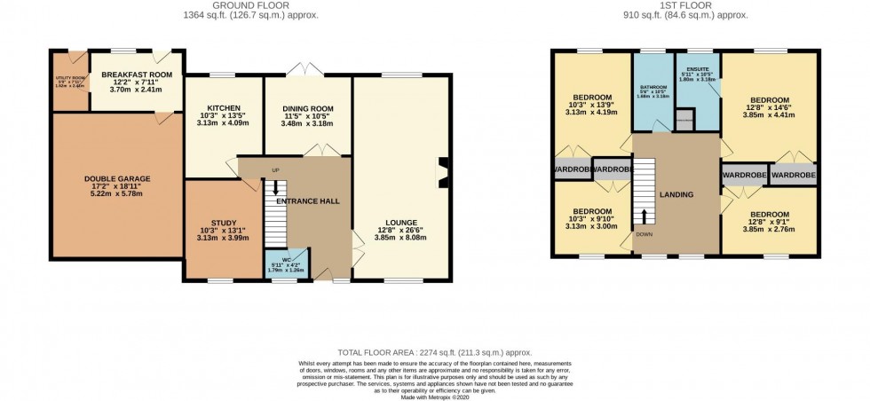 Floorplan for The Paddocks, Brixworth, Northampton