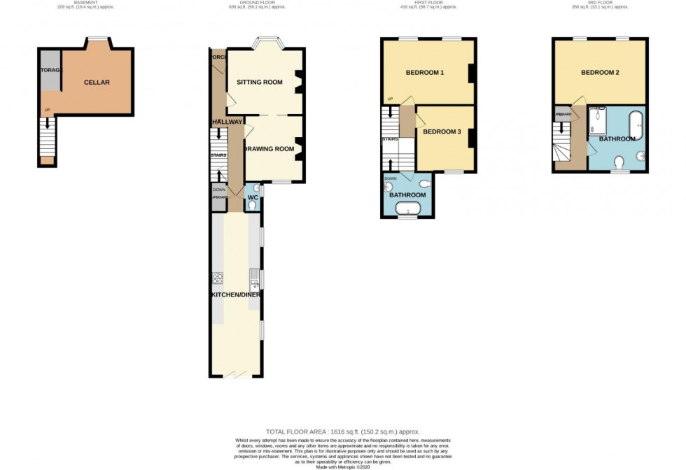 Floorplan for York Road, Northampton