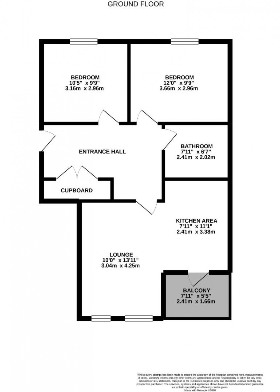 Floorplan for The Square, Upton, Northampton