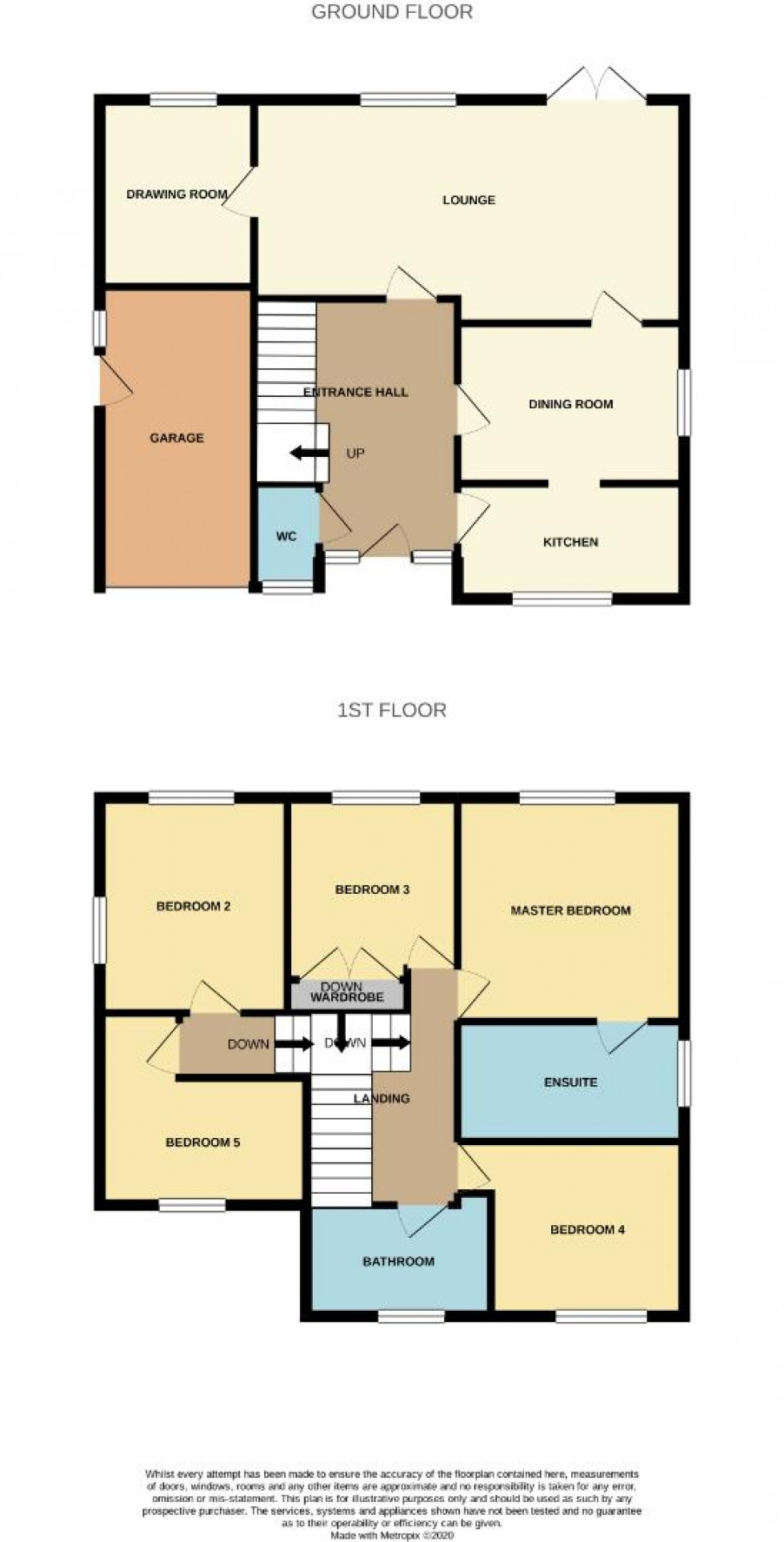 Floorplan for Vokes Close, Little Billing, Northampton