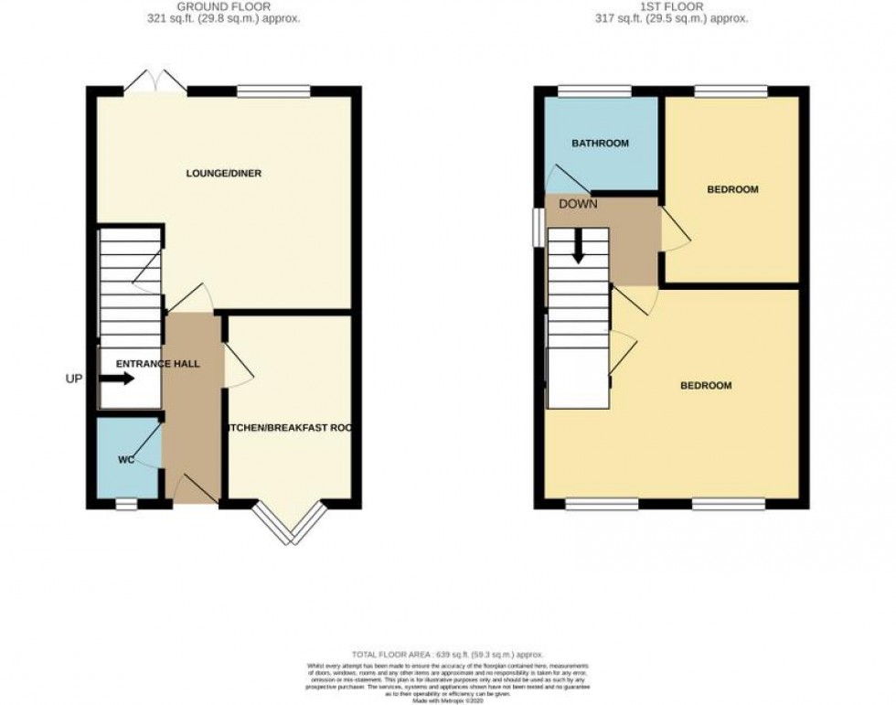 Floorplan for Nene Place, Northampton