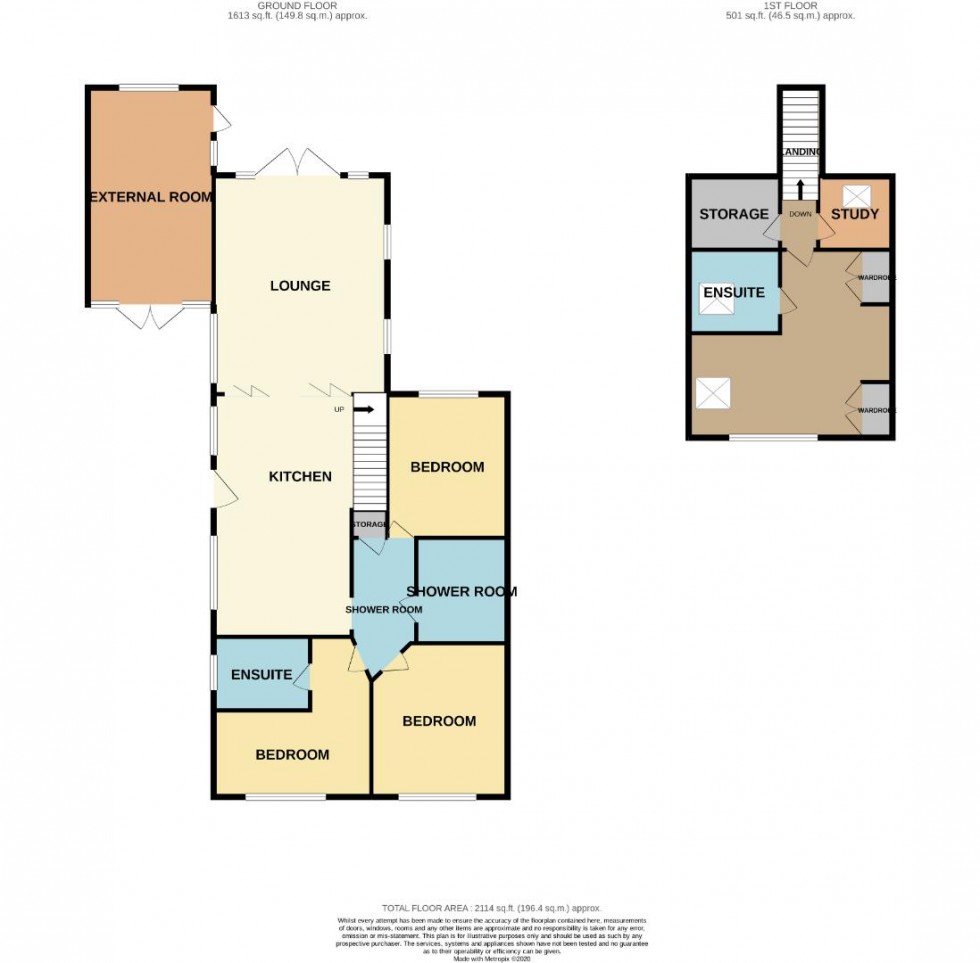 Floorplan for Tarrant Close, Moulton, NORTHAMPTON