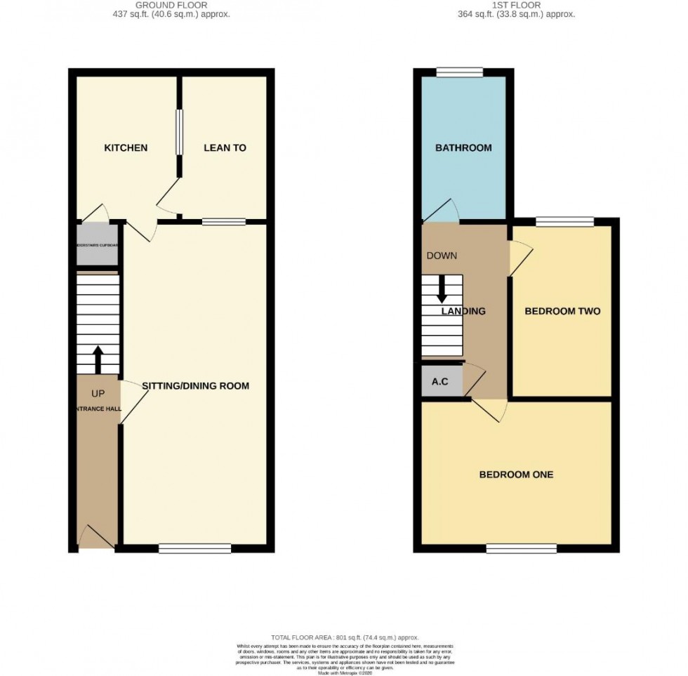 Floorplan for Hampton Street, Northampton