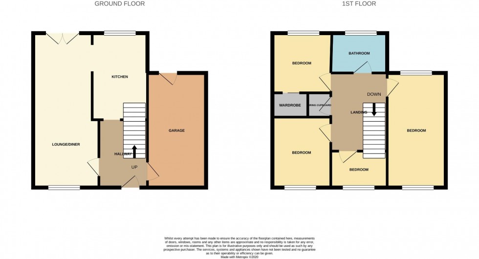 Floorplan for Barker Road, Earls Barton, Northampton