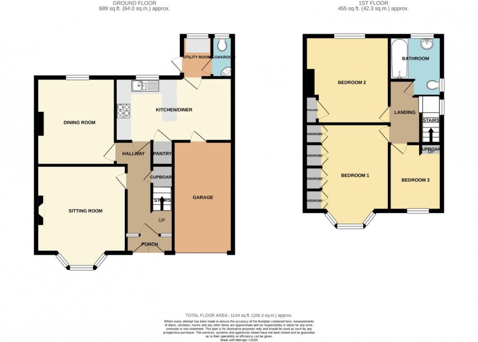 Floorplan for Winchester Close, Northampton