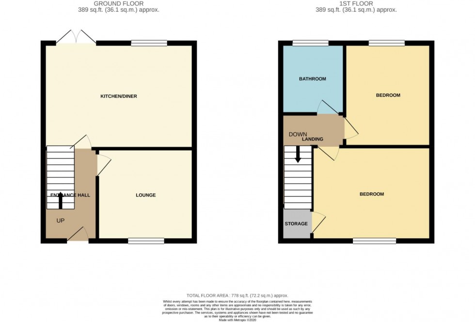 Floorplan for The Leys, Roade, Northampton