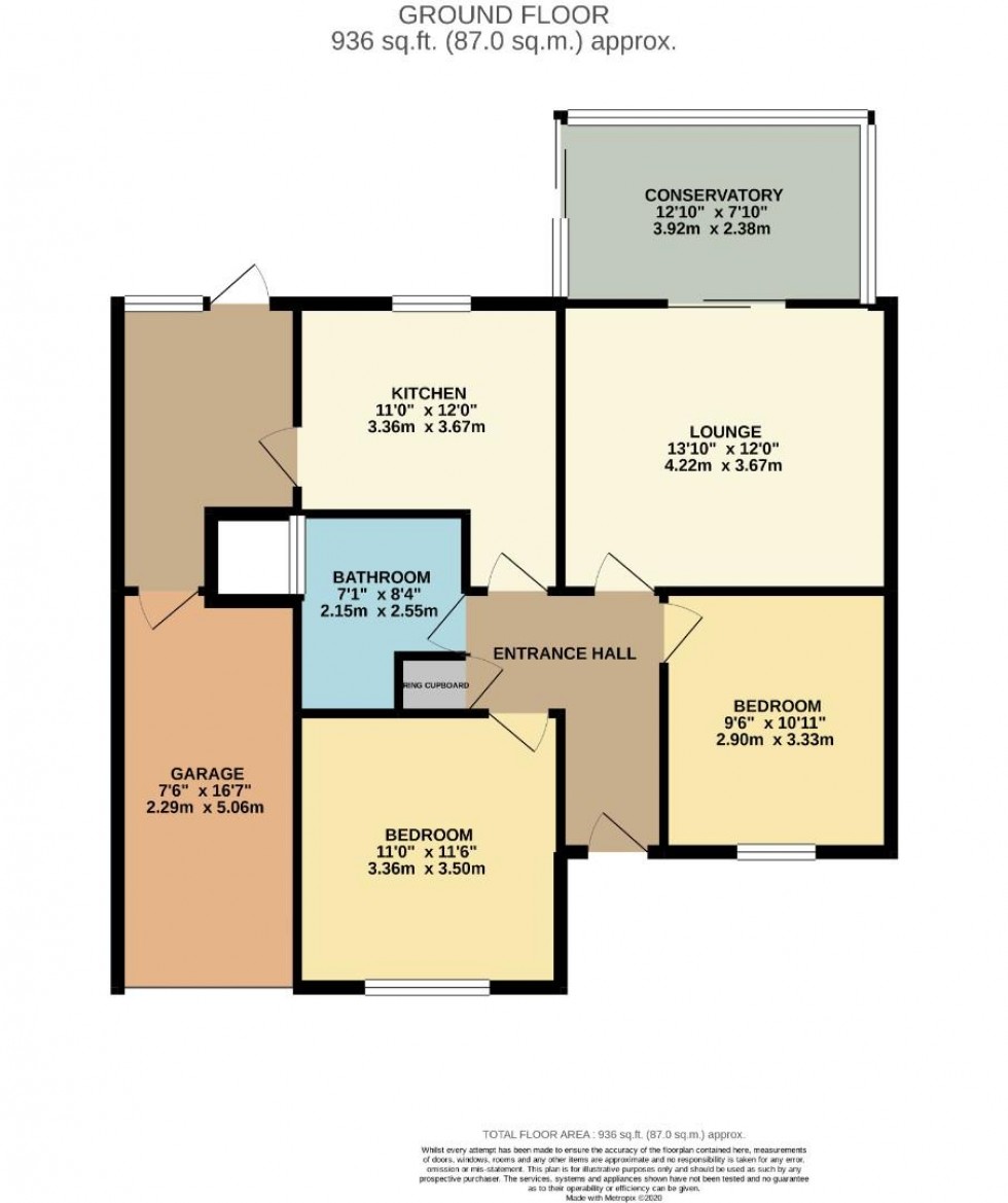 Floorplan for Church Close, Hartwell, NORTHAMPTON