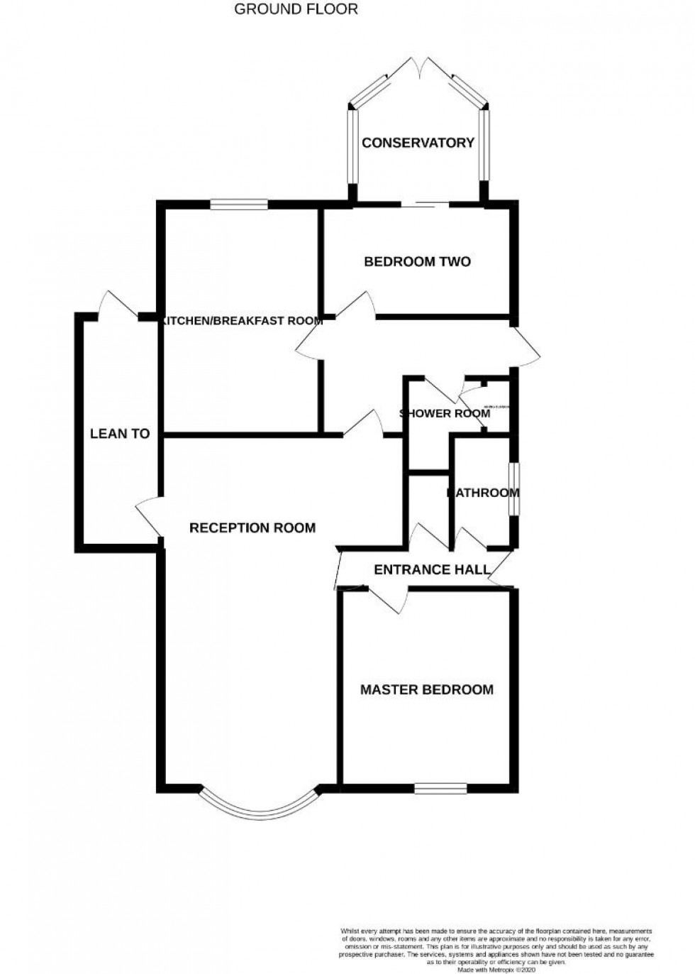 Floorplan for Woodside Avenue, Northampton