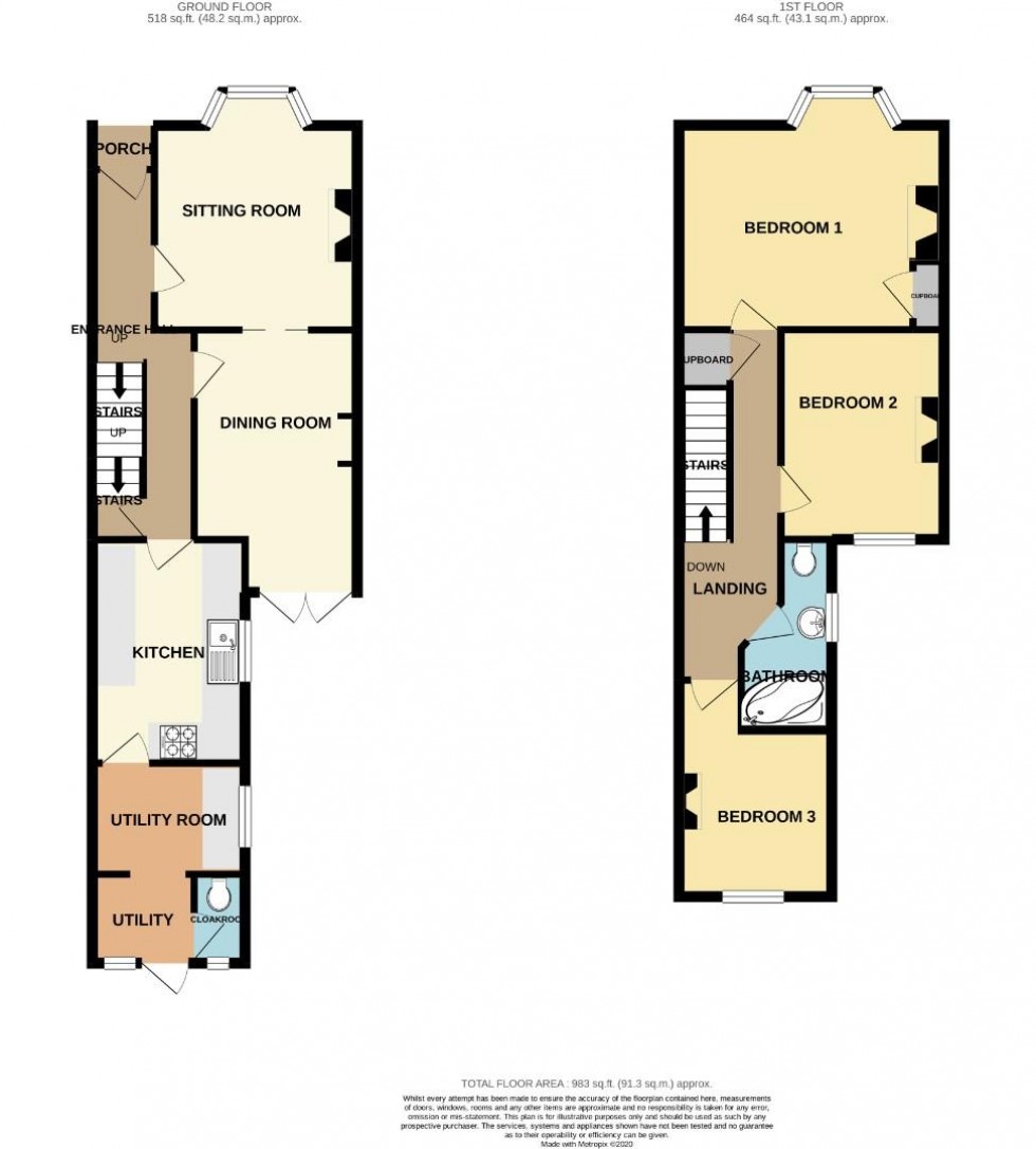 Floorplan for Adnitt Road, Abington, Northampton