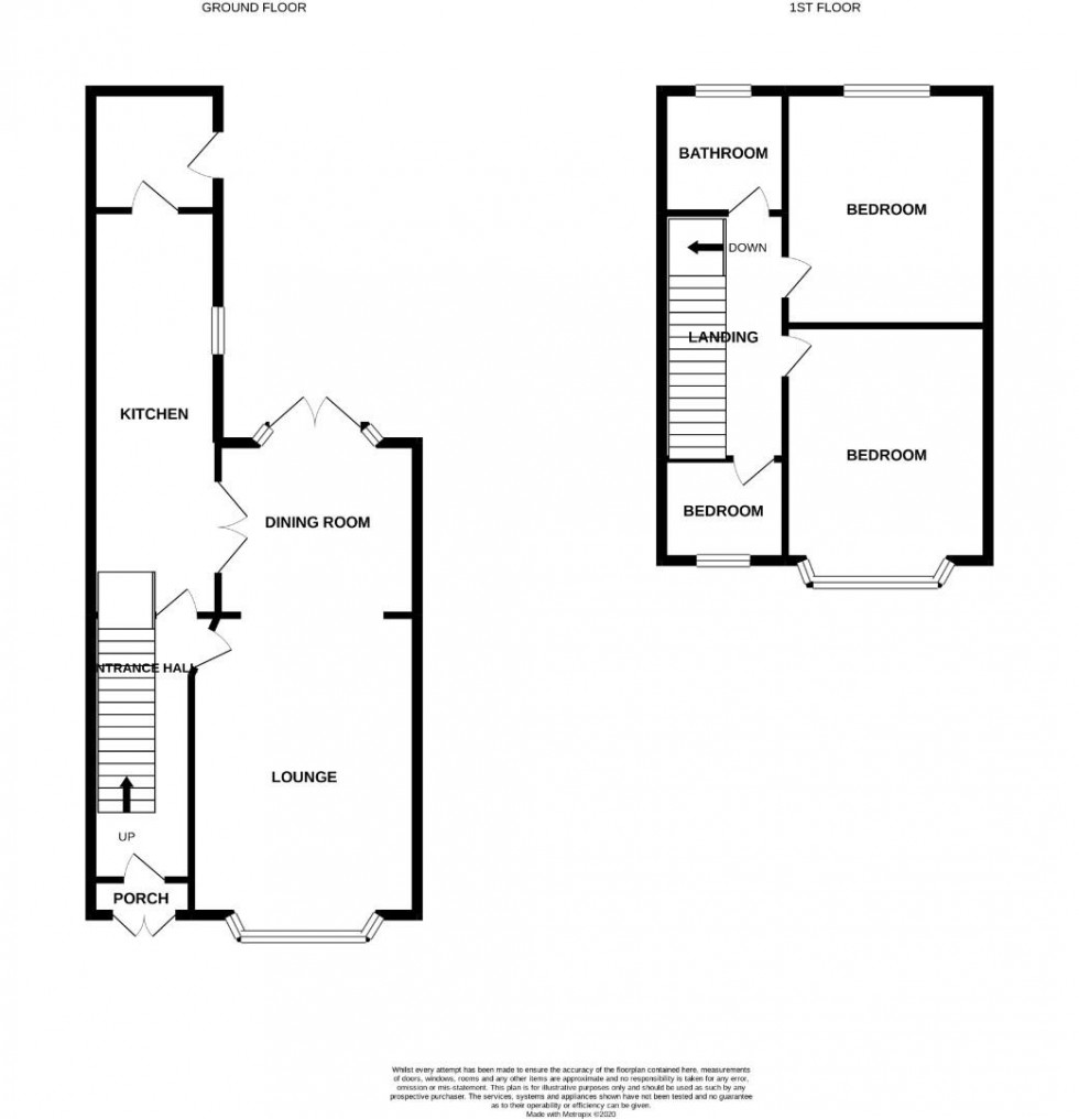 Floorplan for Penrhyn Road, Northampton