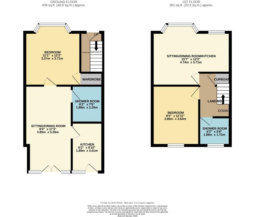 Floorplan for Southfield Avenue, Northampton