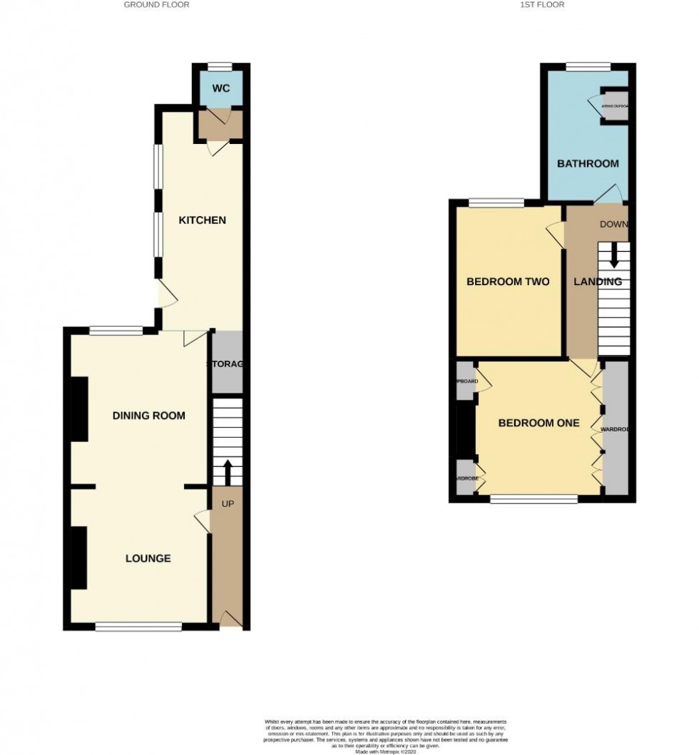 Floorplan for Dunster Street, Mounts, Northampton