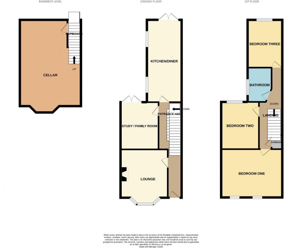 Floorplan for 34 Lutterworth Road, Abington