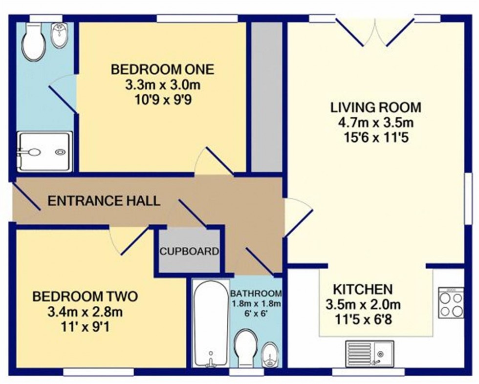 Floorplan for Saw Mills Court, Old Towcester Road, Far Cotton