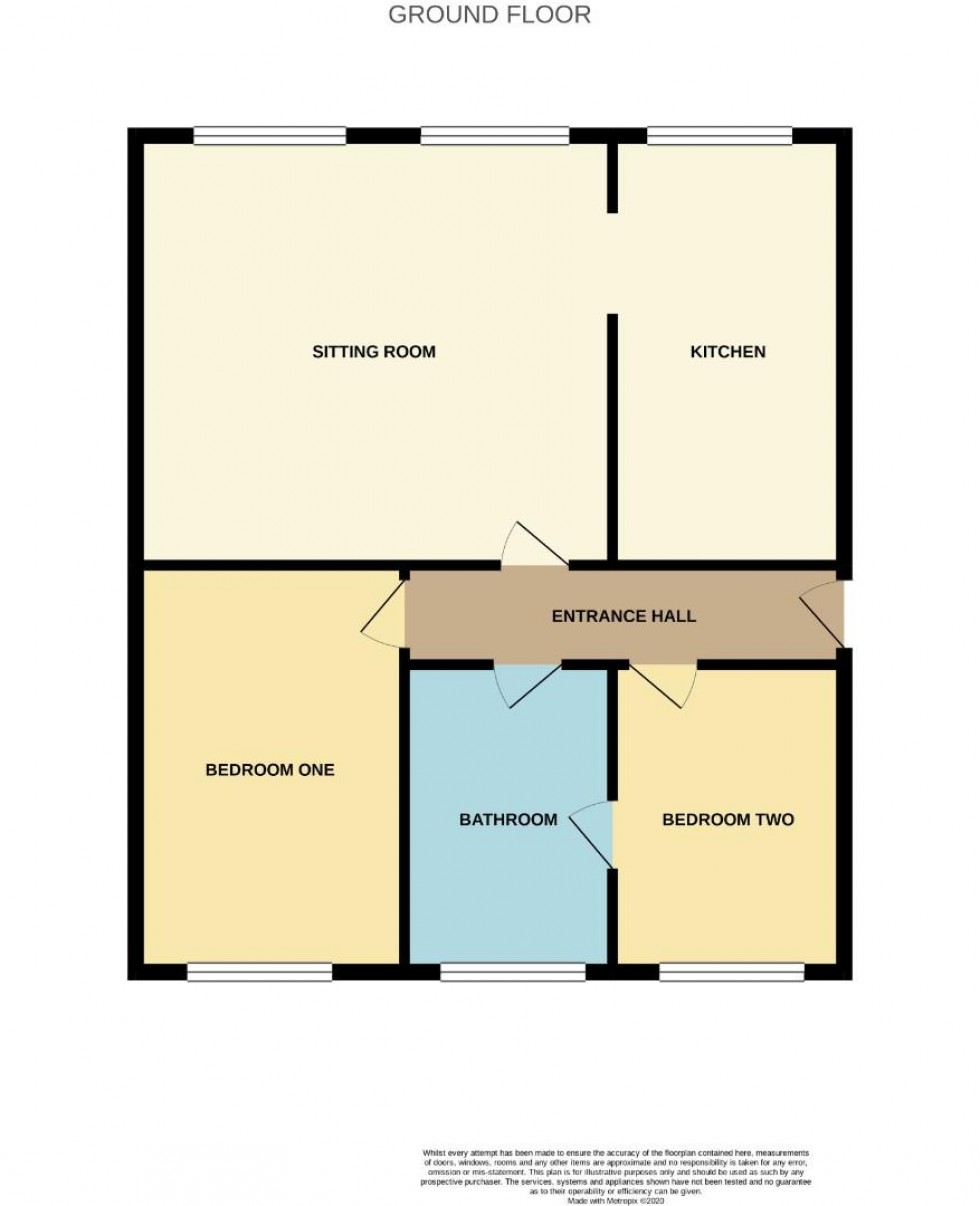 Floorplan for Palmerston Road, Northampton