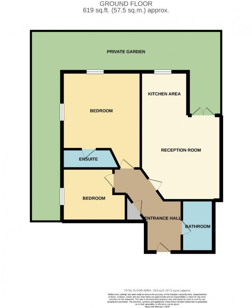 Floorplan for Cliftonville Gardens, Cliftonville Road