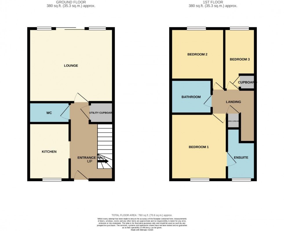 Floorplan for Thorpe Road, Earls Barton, Northampton