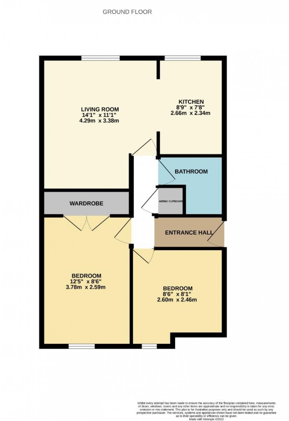 Floorplan for Chepstow Close, St James