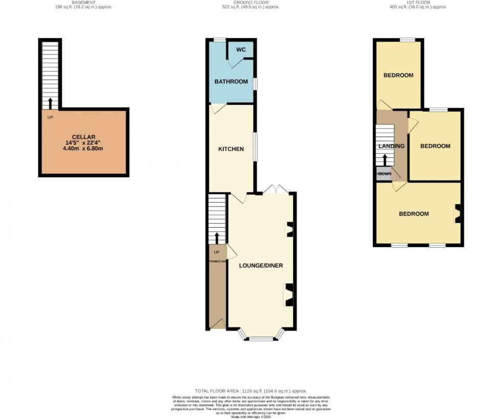 Floorplan for Purser Road, Abington, Northampton