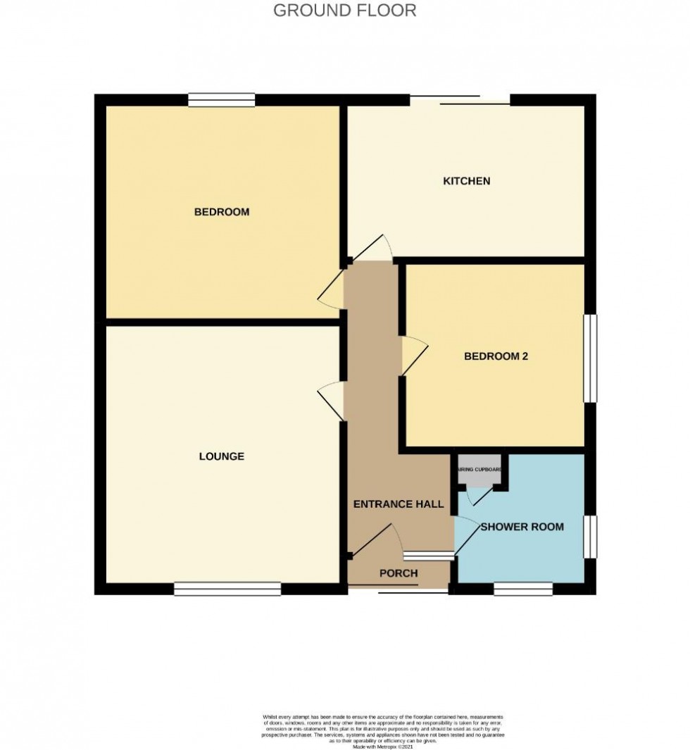 Floorplan for Spring Gardens, Earls Barton, Northampton