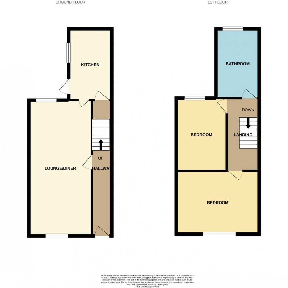 Floorplan for Shakespeare Road, The Mounts