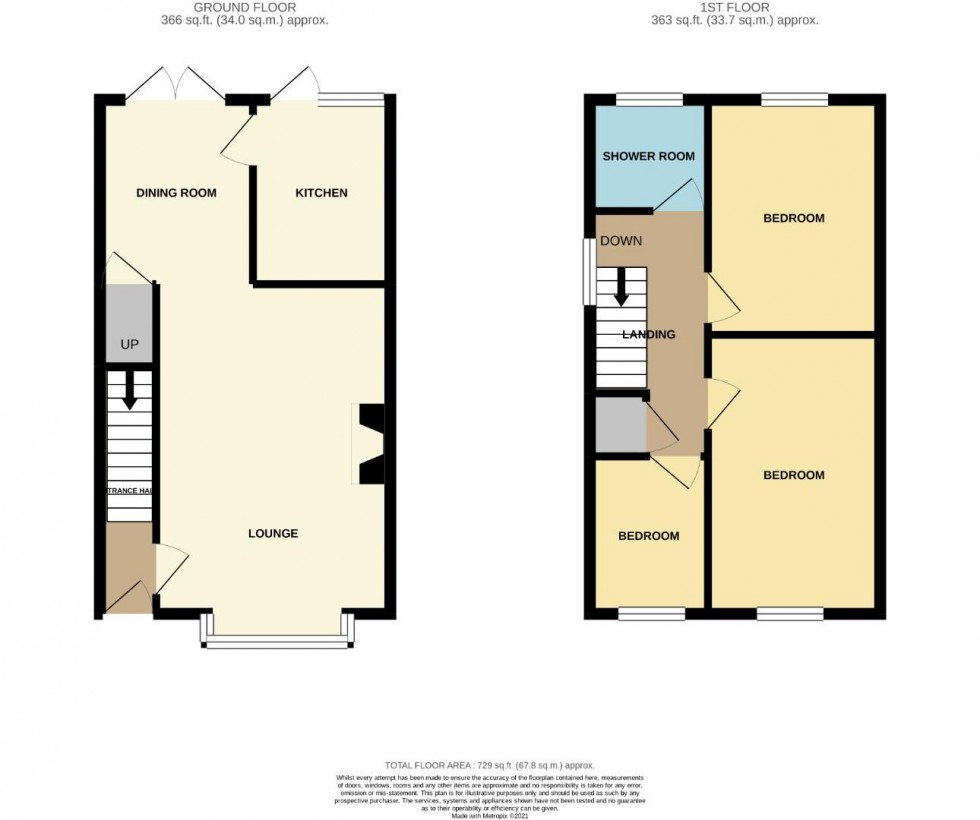 Floorplan for Claregate, Northampton